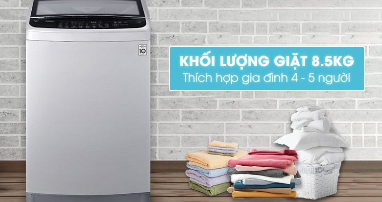 Máy giặt mới LG Inverter 8.5 kg T2385VS2M