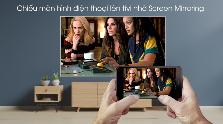 Smart Tivi Samsung 4K 55 inch UA55RU7400 - Screen Mirroring